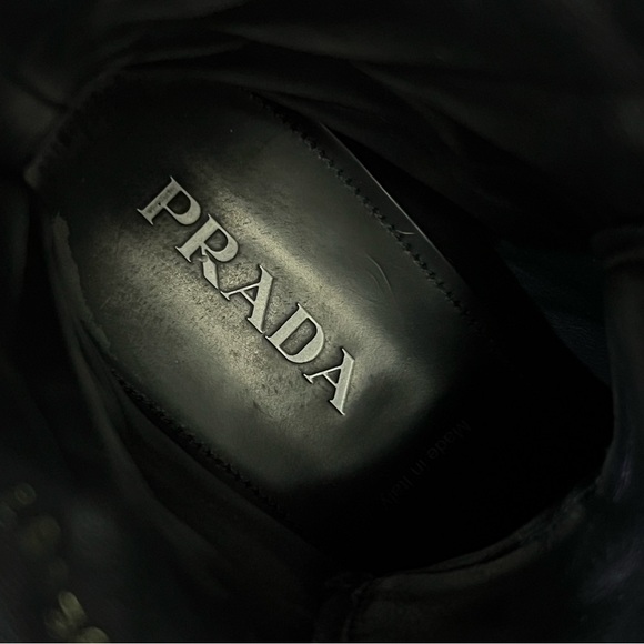 PRADA Monolith Leather and Re-Nylon Boots - 💯 AUTHENTIC - SZ 9 - Picture 13 of 15